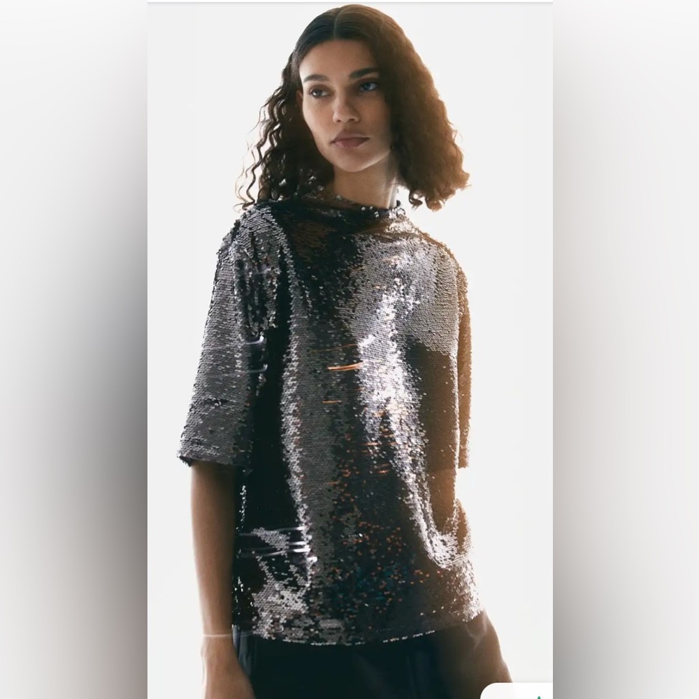 H&M Sequined Top